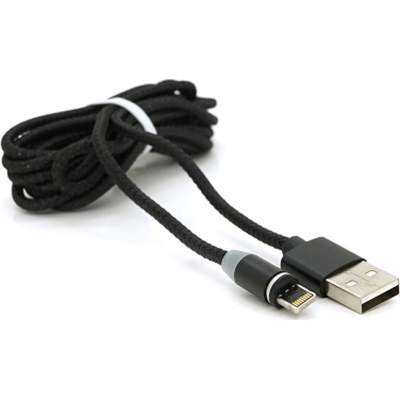 ���� ������ USB 2.0 to Lightning 2.0m 2A magnetic nylon black PiPo (18166) - �������� 3