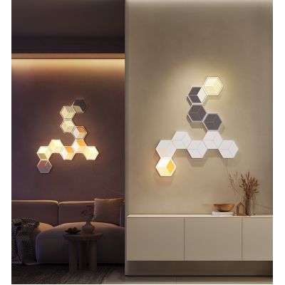 ���������� Govee H106A Glide Hexagon Light Panels Ultra Expansion Pack, 1pc, RGBIC, Wi-Fi/Bluetooth, Purple (H106A007-OF-EU) - �������� 3