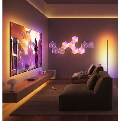 ���������� Govee H106A Glide Hexagon Light Panels Ultra Expansion Pack, 1pc, RGBIC, Wi-Fi/Bluetooth, Purple (H106A007-OF-EU) - �������� 4