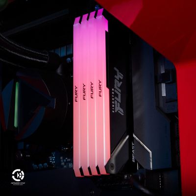     DDR4 16GB 3200 MHz Beast RGB Kingston Fury (ex.HyperX) (KF432C16BB12A/16WP) -  11