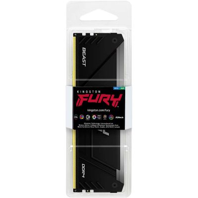     DDR4 16GB 3200 MHz Beast RGB Kingston Fury (ex.HyperX) (KF432C16BB12A/16WP) -  5