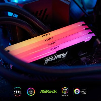 ������ ���'�� ��� ����'����� DDR4 8GB 3200 MHz Beast RGB Kingston Fury (ex.HyperX) (KF432C16BB2A/8WP) - �������� 8
