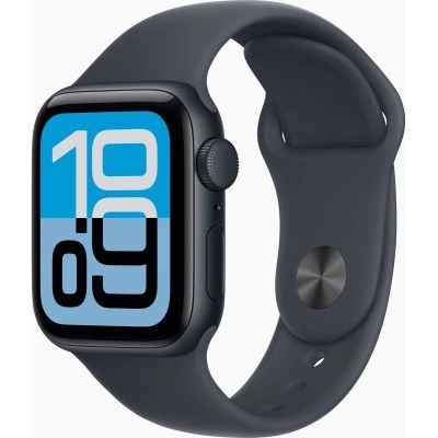 �����-���� Apple Watch SE 3�GPS 40mm�Midnight Aluminium Case with Midnight Sport Band - M/L (MEHC4RK/A) - �������� 1