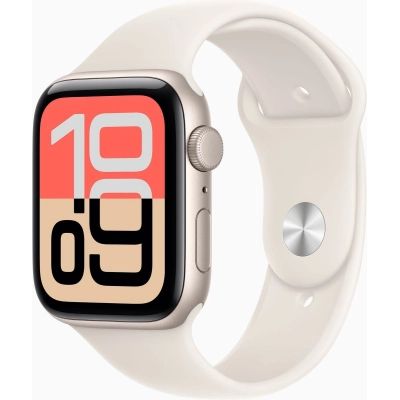 �����-���� Apple Watch SE 3�GPS�44mm�Starlight Aluminium Case with Starlight Sport Band - M/L (MEHJ4RK/A) - �������� 1