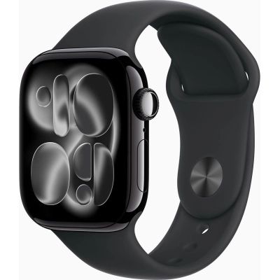 �����-�������� Apple Watch Series 11�GPS�42mm�Jet Black Aluminium Case with Black Sport Band - S/M (MEQT4RK/A) - �������� 1
