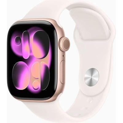 �����-�������� Apple Watch Series 11�GPS�42mm�Rose Gold Aluminium Case with Light Blush Sport Band - S/M (MEU04RK/A) - �������� 1