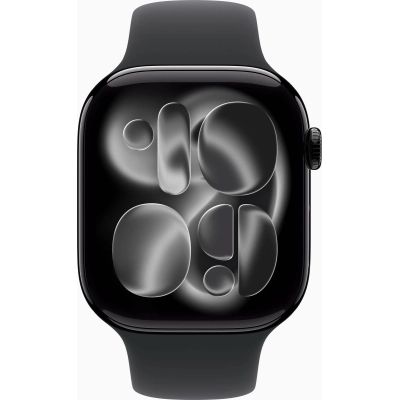�����-�������� Apple Watch Series 11�GPS�46mm�Jet Black Aluminium Case with Black Sport Band - S/M (MEUW4RK/A) - �������� 2