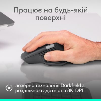 ����� Logitech MX Master 4 for Business Wireless/Bluetooth Graphite (910-007617) - �������� 4