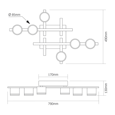 ��������� Videx �� ����� 6xGX53 (VL-SPF31-6W) - �������� 3
