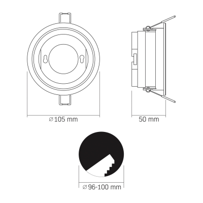 ��������� �������� Videx �� ����� GX53 (VL-SPF28R-W) - �������� 3