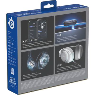  SteelSeries Arctis Nova 3P Wireless MultiPlatform White (61687) -  6