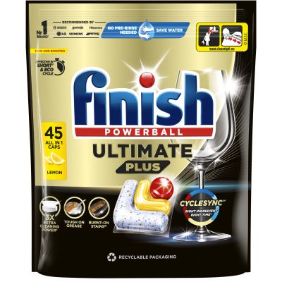 �������� ��� ������������ ����� Finish Ultimate Plus All in 1 Lemon 45 ��. (5908252010998) - �������� 1