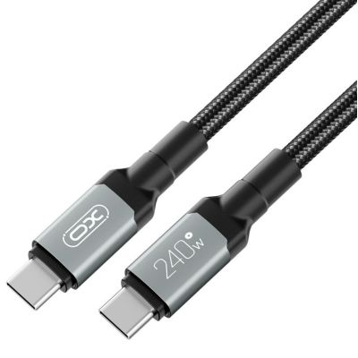 ���� ������ USB-C to USB-C 2.0m 240W black XO (NBQ264B_�_Black) - �������� 5