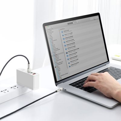 ���� ������ USB-C to USB-C 2.0m 100W metal black Baseus (CATJK-D01) - �������� 6