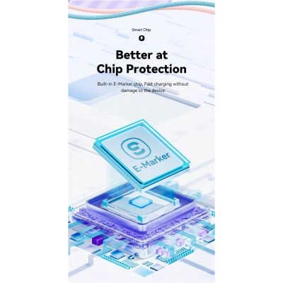 ���� ������ USB-C to USB-C 1.0m 100W white Essager (EXCTT1-WL02-P) - �������� 5