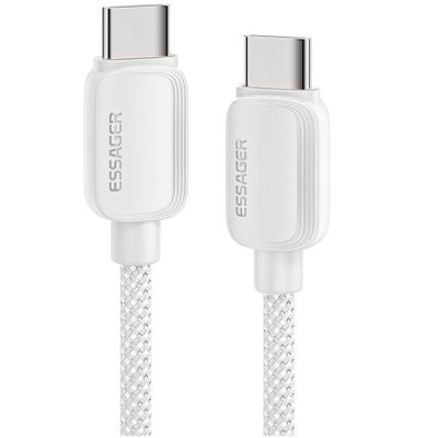 ���� ������ USB-C to USB-C 1.0m 100W white Essager (EXCTT1-WL02-P) - �������� 1