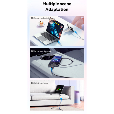   USB-C to USB-C 2.0m 100W white Essager (EXCTT1-WLA02-P) -  8