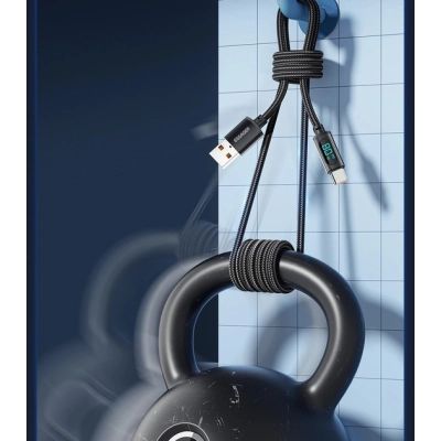 ���� ������ USB 2.0 AM to USB-C 2.0m 7A LED black Essager (EXCT-XYA01-P) - �������� 8