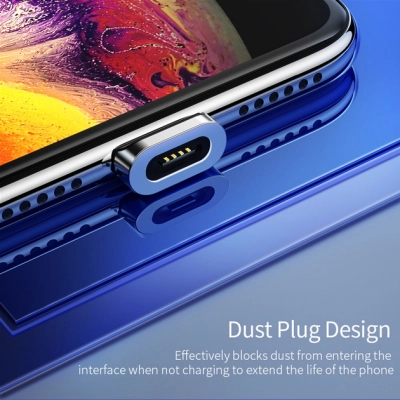   USB 2.0 AM to Micro 5P 1.0m Magnetic black Essager (EXCCXM-ML01) -  3