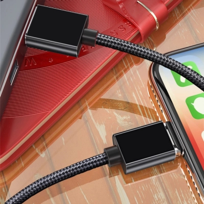   USB 2.0 AM to Micro 5P 1.0m Magnetic black Essager (EXCCXM-ML01) -  4