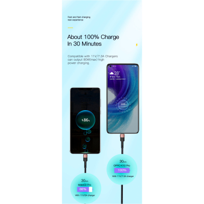 ���� ������ USB 2.0 AM to USB-C 3.0m 7A black Essager (EXCT-XCC01) - �������� 5