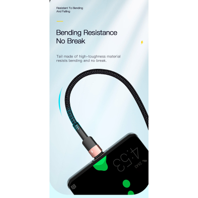 ���� ������ USB 2.0 AM to USB-C 3.0m 7A black Essager (EXCT-XCC01) - �������� 8