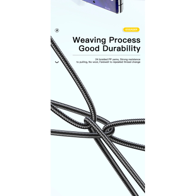 ���� ������ USB 2.0 AM to USB-C 2.0m 100W blue Essager (EXCWT7A-CGA03-P) - �������� 8