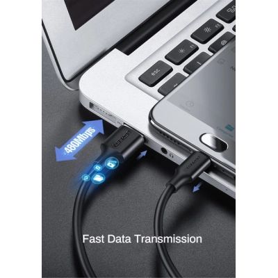 ���� ������ USB 2.0 AM to Micro 5P 0.5m 2A US289 black Ugreen (60135) - �������� 7