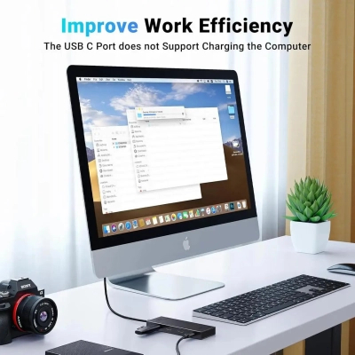 ������������ UGREEN USB-C to 4xUSB-C 3.2 Gen2 10Gbps CM806 black (35584) - �������� 6
