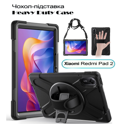 ����� ��� �������� BeCover Heavy Duty Xiaomi Redmi Pad 2 11.0" Black (713929) - �������� 1