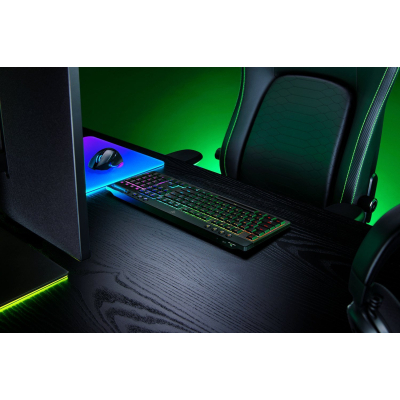 ��������� Razer BlackWidow V4 Low-Profile Wireless/Bluetooth/USB Orange switch UA Black (RZ03-05270800-R3M1) - �������� 10
