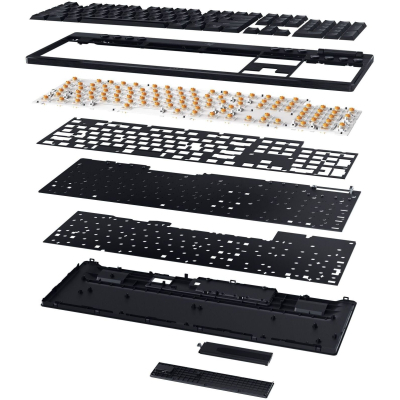 ��������� Razer BlackWidow V4 Low-Profile Wireless/Bluetooth/USB Orange switch UA Black (RZ03-05270800-R3M1) - �������� 8