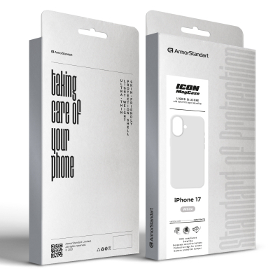 ����� ��� ���������� �������� Armorstandart ICON2 MagCase Apple iPhone 17 White (ARM86673) - �������� 2
