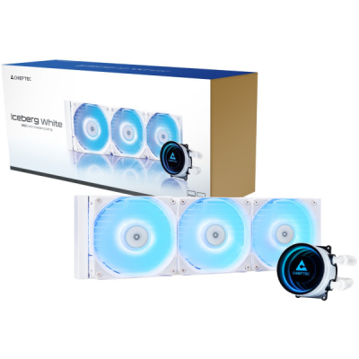 ������� ����������� ���������� Chieftec Iceberg 360 ARGB WHITE (CLC-360-RGB-W) - �������� 3