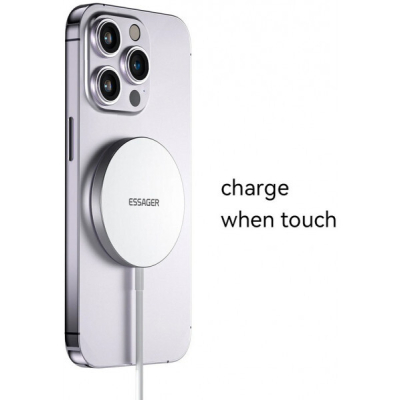 �������� ������� Essager 2-in-1 wireless charger 15W magnetic for phone and earphones (EWXCX-YT02-Z) - �������� 3