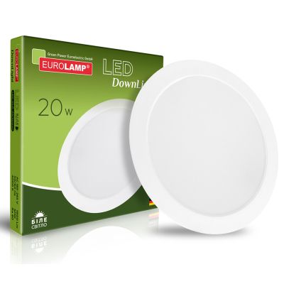 ���������� Eurolamp Downlight NEW 20W 1900lm 4000K (LED-DLR-20/4(new)) - �������� 1