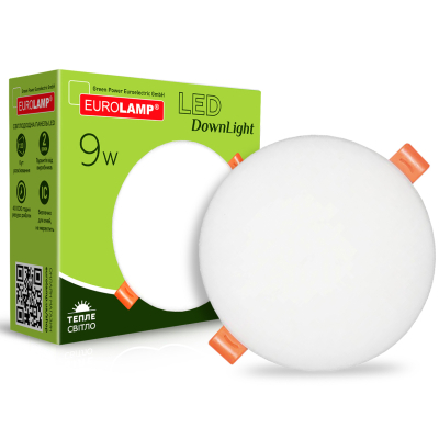 ��������� Eurolamp LED Downlight 9W 855lm 3000K (LED-DLR-9/3(�)) - �������� 2