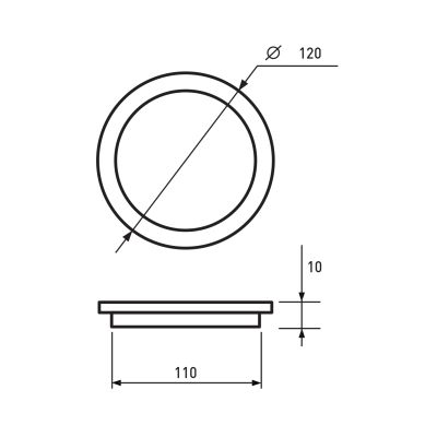 ��������� Eurolamp Downlight 6W 4000K (LED-DLR-6/4) - �������� 3