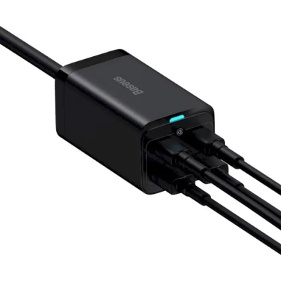   Baseus 2xUSB-C 100W + 2xUSB GaN black (CCGP000101) -  6