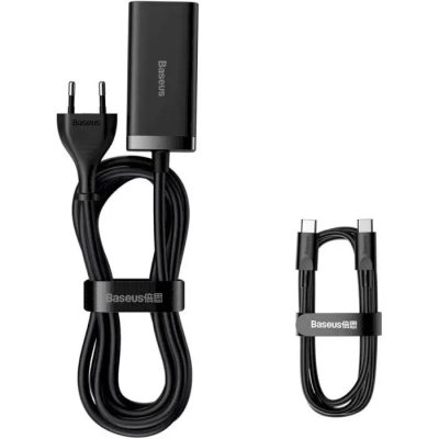   Baseus 2xUSB-C 100W + 2xUSB GaN black (CCGP000101) -  7