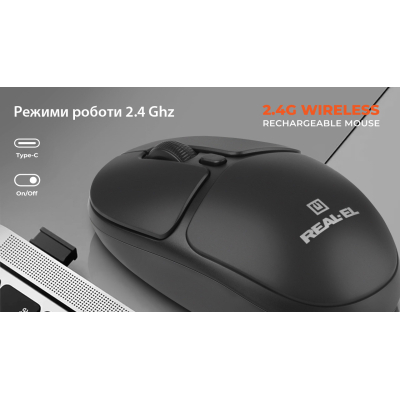 ����� REAL-EL RM-335W Wireless Black (EL123200055) - �������� 12