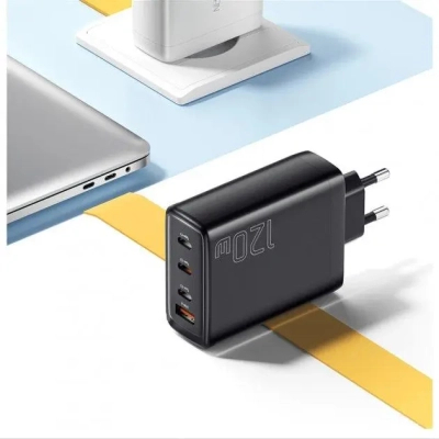   Essager 3xUSB-C + 1xUSB 120W GaN (ECT3CA-JZB01-Z) -  5