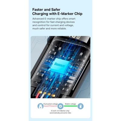 ���� ������ USB-C to USB-C 2.0m 240W Black Baseus (CAWJ040101) - �������� 10