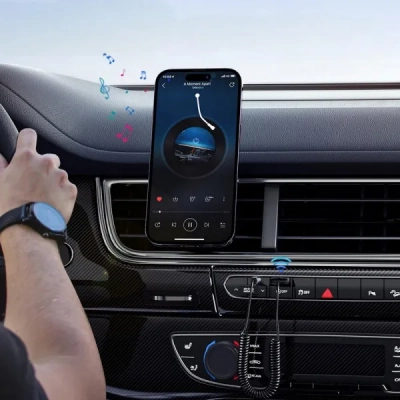 Bluetooth ��������� Essager Lingfeng Bluetooth 5.0 Aux Adapter Car Wireless Receiver USB (EBT-LF01-P) - �������� 4