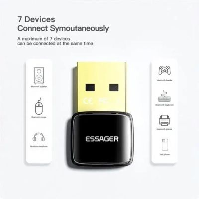 Bluetooth-������� Essager Starlord USB Bluetooth 5.0 Adapter Black (EBT50-XJ01-Z) - �������� 4