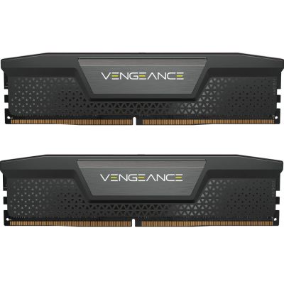 ������ ������ ��� ���������� DDR5 128GB (2x64GB) 6400 MHz Vengeance Black Corsair (CMK128GX5M2B6400C42) - �������� 1