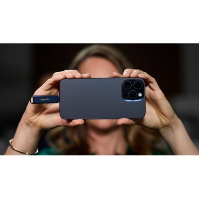 USB ���� ���������� SanDisk 128GB Phone Drive for iPhone Metallic Sky Lightning/Type-C U (SDIXD0N-128G-GN6NE) - �������� 11
