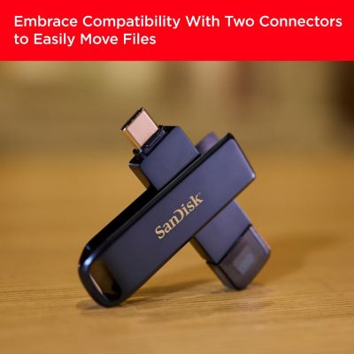 USB ���� ���������� SanDisk 128GB Phone Drive for iPhone Metallic Sky Lightning/Type-C U (SDIXD0N-128G-GN6NE) - �������� 6