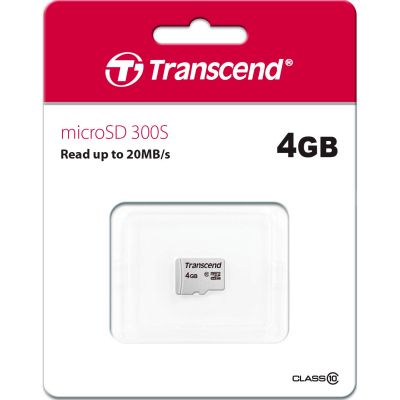 ����� ���'�� ����� ���'�� Transcend 4GB microSD class 10 (TS4GUSD300S) - �������� 2