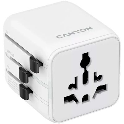  Canyon Travel Adapter OnTour One EU/UK/US/AUS White (CNS-TA1005W) -  1